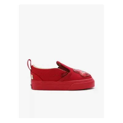 HARIBO VANS Slip-On V Slip-On Sneakers Red for Kids - Boys