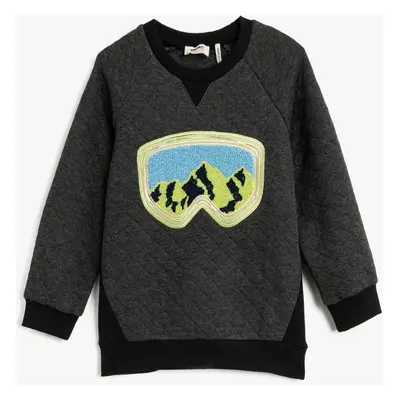 Koton Boys' Anthracite Sweatshirt