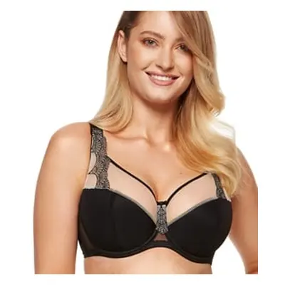 Gorteks Heidi embroidered half padded bra