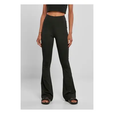 Women's recycled black high-waisted leggings