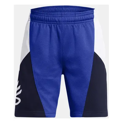 Under Armour Kraťasy Curry Boys Splash Short-BLU - Kluci