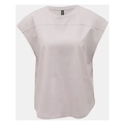 Light Purple Loose T-Shirt Pieces Lotio - Women