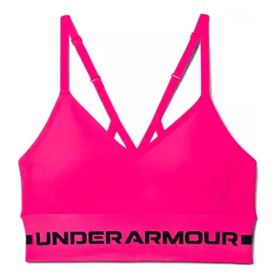 Women's bra Under Armour Seamless Low Long Htr Bra pink Beta Tint