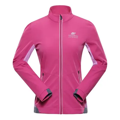 Women's softshell jacket ALPINE PRO TYCHA fuchsia red