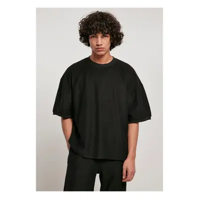 T-shirt Rib Terry Boxes Black