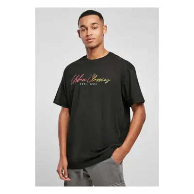 T-shirt with Script logo black