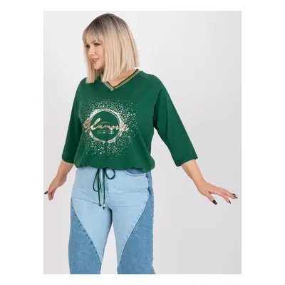 Blouse-RV-BZ-7578.66-dark green