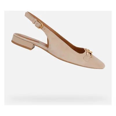 Cream women's ballet flats Geox Charyssa - Women's