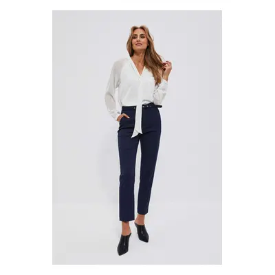 Cigarette trousers with belt