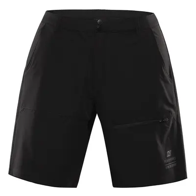 Men's softshell shorts ALPINE PRO BAK black