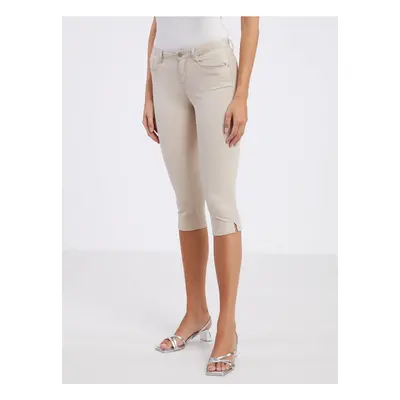 Beige ladies capri pants CAMAIEU - Ladies