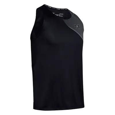 Men's Under Armour Qualifier ISO CHILL Singlet Black Tank Top