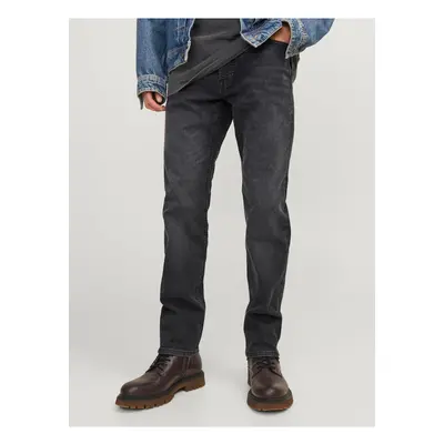 Dark Grey Men's Slim Fit Jeans Jack & Jones Mike - Men's