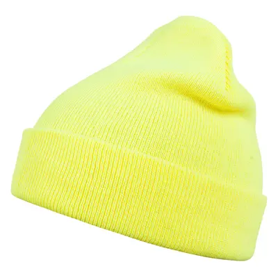 Basic Flap beanie neonyellow