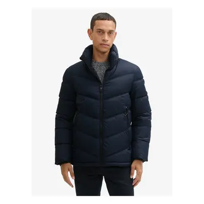 Dark blue men's quilted jacket Tom Tailor - Men