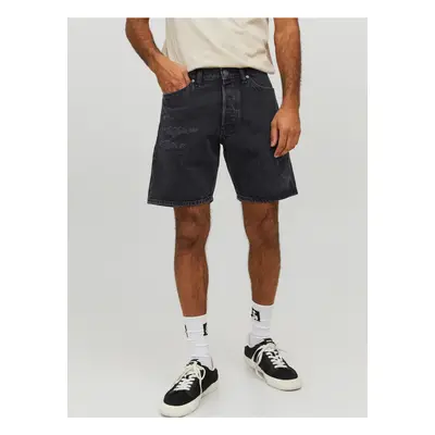 Black Mens Denim Shorts Jack & Jones Chris - Men