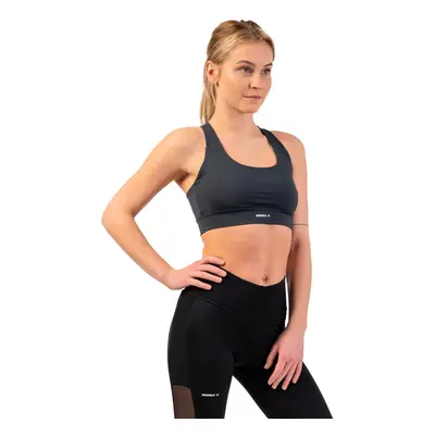 Women's bra Nebbia Active Sports Bra with medium impact dark grey