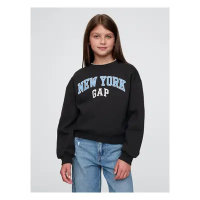 GAP Children's oversize sweatshirt with logo - Girls