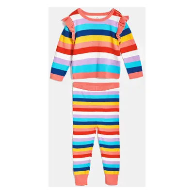 GAP Baby Knitted Striped Set - Girls