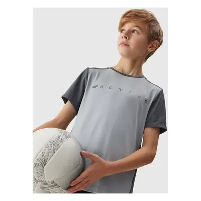 4F Sports Quick Dry T-Shirt for Boys - Grey