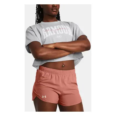 Under Armour T-Shirt UA HW SCRIPTED WM CROP SS-GRY - Women