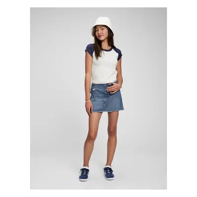 GAP Teen denim mini skirt Washwell - Girls