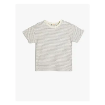 Koton T-Shirt Short Sleeve Crew Neck Cotton