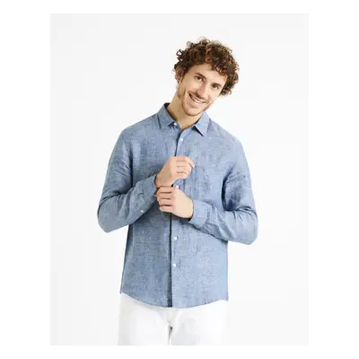 Celio Daflix Linen Shirt - Men