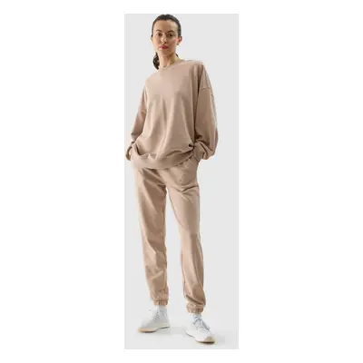 Women's jogger sweatpants 4F - beige