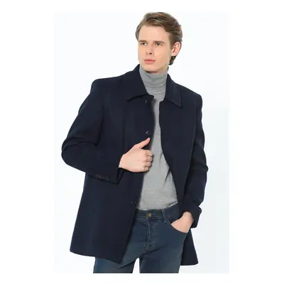 PLT8206 DEWBERRY MEN'S COAT-NAVY BLUE