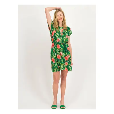 Green Floral Dress Blutsgeschwister - Women