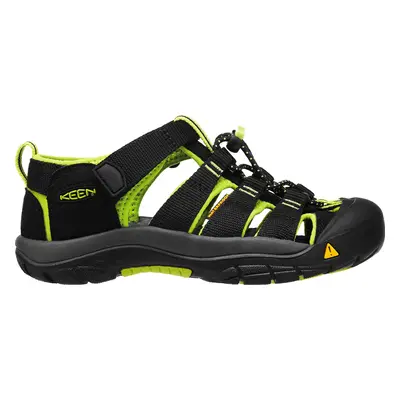 Keen Newport H2 JR Black/Lime Green Kids' Sandals