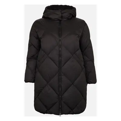 Black women's down jacket Geox Tahina - Women's