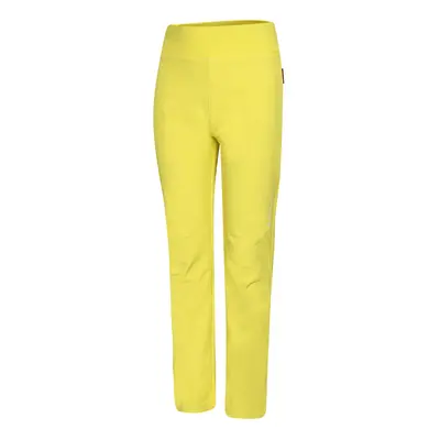 Children's softshell pants ALPINE PRO ZORTO sulphur spring