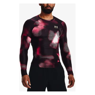 Men's T-shirt Under Armour IsoChill Prtd Comp LS-BLK