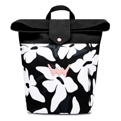 VUCH Dammit Flowers White Backpack