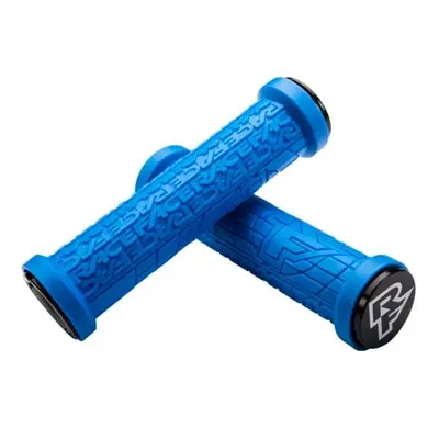 Race Face Grippler handlebar grips, 30mm, Lock On, blue