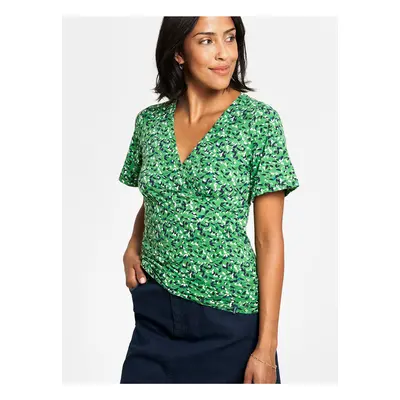 Green patterned T-shirt Tranquillo - Women