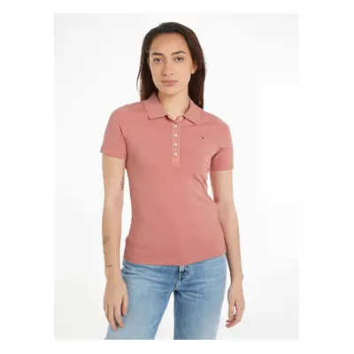 Old Rose Women's Polo Shirt Tommy Hilfiger Collection - Ladies