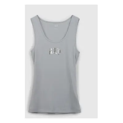 GAP Tank Top with Metallic Logo - Women