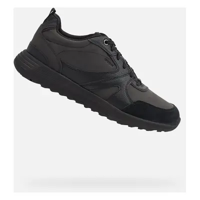 Black men's sneakers Geox Molveno - Men's