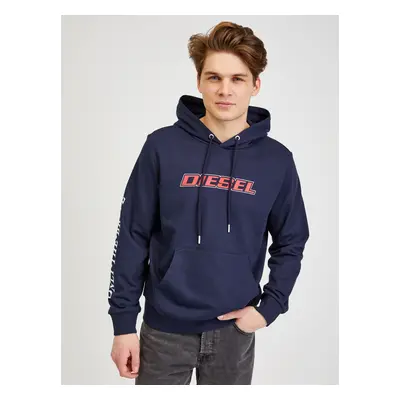 Dark Blue Men's Sweatshirt Diesel - Men