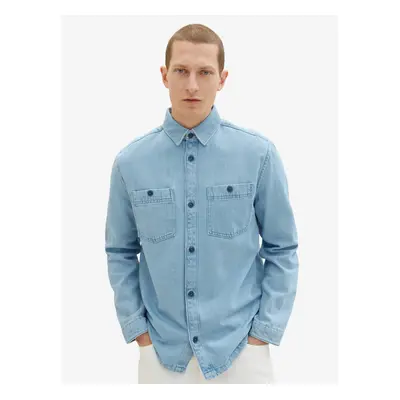 Light blue Mens Denim Outerwear Tom Tailor - Men