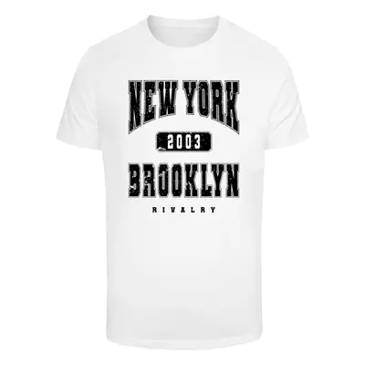 Men's T-shirt Brooklyn College Style white