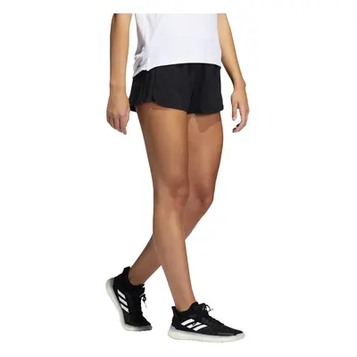 Dámské šortky adidas Pacer 3-Stripes Woven Heather Shorts Black