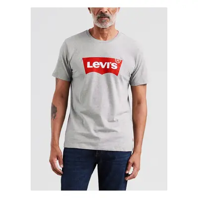 Levi&#39;s Men&#39;s Grey T-Shirt with Levi&#39;s® Print - Men&#39;s