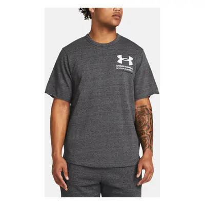 Under Armour T-shirt UA Rival Terry SS Colorblock-GRY - Men's