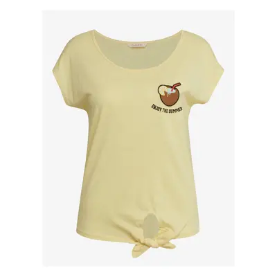 Yellow Women's T-Shirt CAMAIEU - Women