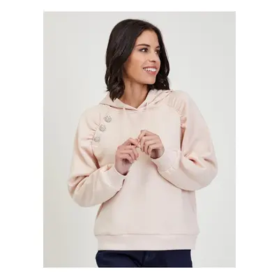 Light pink women's hoodie ORSAY - Women