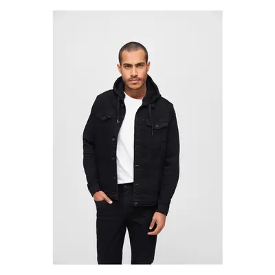 Cradock Denim Sweat Jacket Black/Black